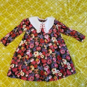 Vintage Diane Von Furstenberg Collared Dress